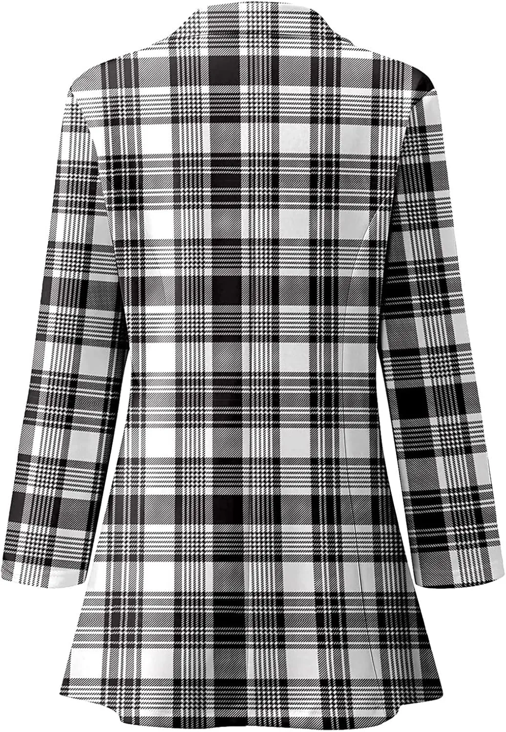 ZEFOTIM Women Blazer Fitted Fashion Plus Size Floral/Striped Coat Trendy Business 2024 Blazer